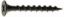 Picture of Screw, Drywall, Phillips, Fine, Black 1"Lx6D Bugle Head