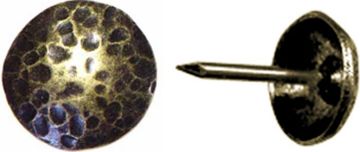 Picture of Nails, Furniture, Antique Brass, Hammered 1/2"Lx3/8"D