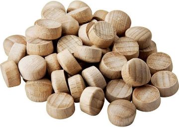 Picture of Plug, Oval Top, Birch 3/8"