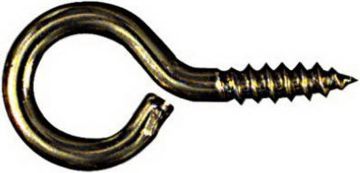 Picture of Eyes, Screw, Solid Brass 5/8" OAL