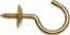 Picture of Hook, Cup, Solid Brass 1-1/8" OAL