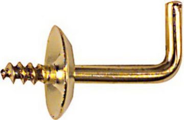 Picture of Hook, Shoulder, Solid Brass 1-1/8" OAL