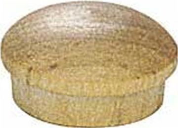 Picture of Button, Screw Hole, Walnut 3/8"