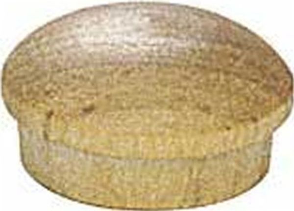 Picture of Button, Screw Hole, Walnut 3/8"