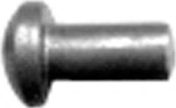 Picture of Rivet, Soft Iron, Round Head, 658 per lb 1/8"Dx1/4"L