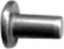 Picture of Rivet, Soft Iron, Flat Head, 515 per lb 1/8"Dx3/8"L