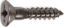 Picture of Screw, Wood, Phillips, Flat Head, Steel 1/2"Lx6D