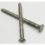 Picture of Screw, Wood, Slotted, Flat Head, Steel 1-1/2"Lx8D