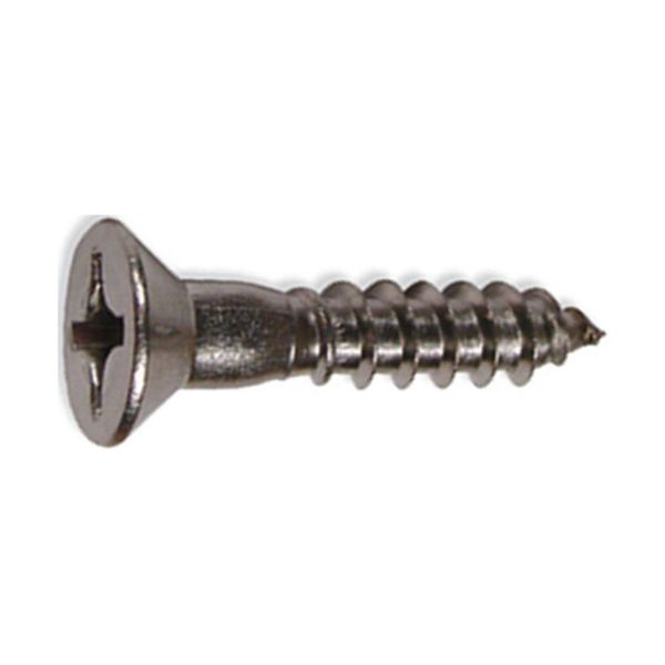 Picture of Screw, Wood, Phillips, Flat Head, Steel 1"Lx6D