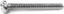 Picture of Screw, Machine, Slotted, Round Head,Steel 4-40x1/2"