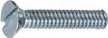 Picture of Screw, Machine, Slotted, Flat Head, Steel 6-32x1"