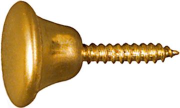 Picture of Knob, Screw, Brass 1/2"D