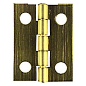 Picture of Hinge, Antique Brass 1-1/2"x7/8", Screw Fastener