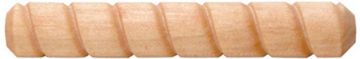 Picture of Pin, Dowel, Spiral Grooved, Birch 1/4"x2"