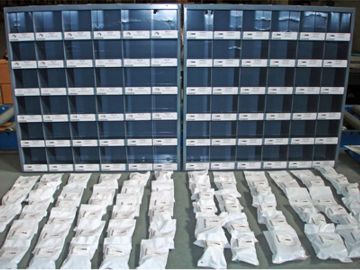 Picture of Fastener, Metric, Assortment 72 Bags w/Bin Cabinet