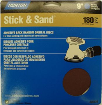 Picture of Disc, Abrasive, Cloth, PSA, Alum Oxide 9", 180 Grit