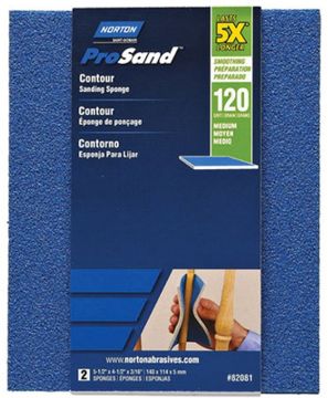 Picture of Sponge, Sanding, Contour, pkg/2 120 Grit