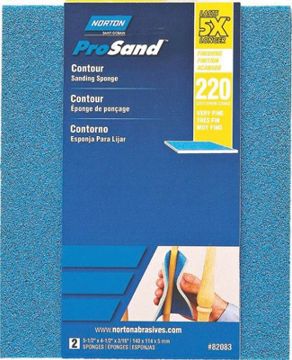 Picture of Sponge, Sanding, Contour, pkg/2 220 Grit