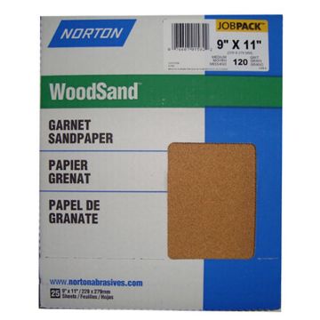 Picture of Paper, Abrasive, Garnet 120C (3/0), 9"x11", Open Coat