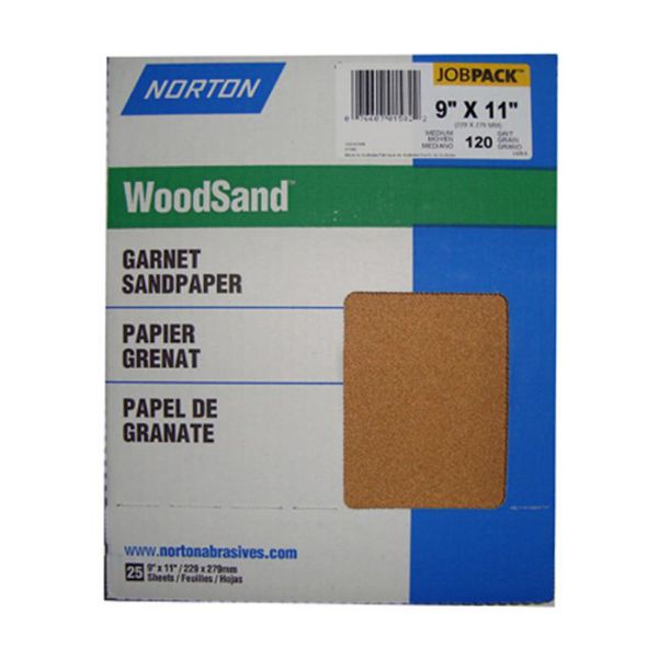 Picture of Paper, Abrasive, Garnet 80C, 9"x11", Open Coat