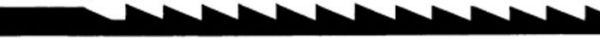 Picture of Blade, Scroll Saw, Metalcutting, Plain End 5"Lx.033"Wx.016"Tx36TPI