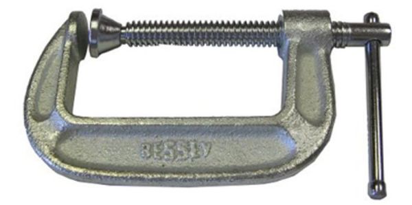 Picture of Clamp, C, Light Duty, 800Lb 3" Jaw Opening, 1-3/4" Throat