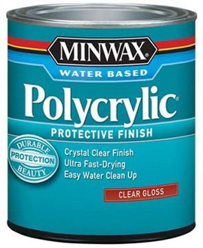 Picture of Finish, Polycrylic, Water Base, Gloss Quart