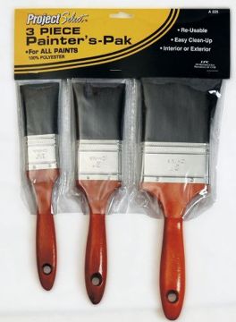 Picture of Brush, Paint, Polyester,3pc 1"W,2"W,3"W