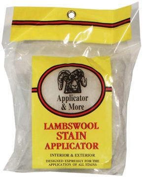 Picture of Applicator, Lambskin, w/Hardwood Handle 4"x4-1/2"