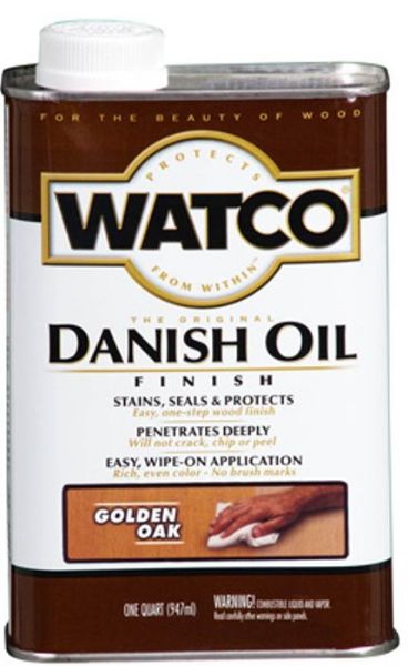 Picture of Finish, Wood, Danish Oil, Golden Oak Quart