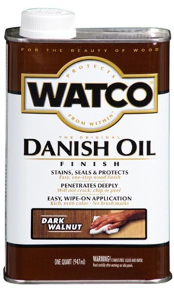 Picture of Finish, Wood, Danish Oil, Dark Walnut Quart