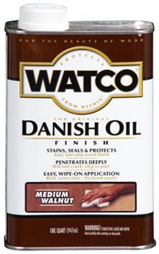Picture of Finish, Wood, Danish Oil, Medium Walnut Quart
