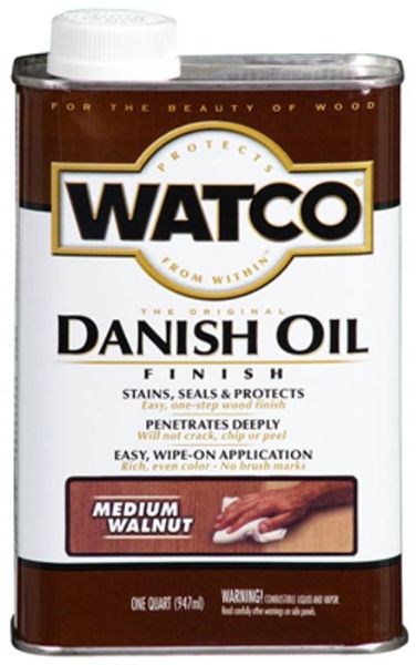 Picture of Finish, Wood, Danish Oil, Medium Walnut Quart
