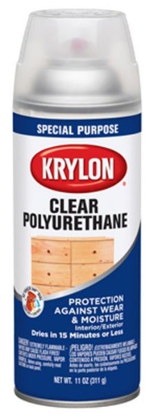 Picture of Finish, Clear, Interior, Polyurethane, Satin Aerosol