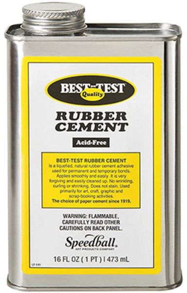 Picture of Cement, Rubber, Mounting, Super-Duty w/Brush in Cap, 16 oz