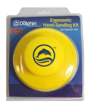 Picture of Sander, Hand ,Ergonomic, w/Assorted Sandpaper 5" Disc, H&L, 11 pc