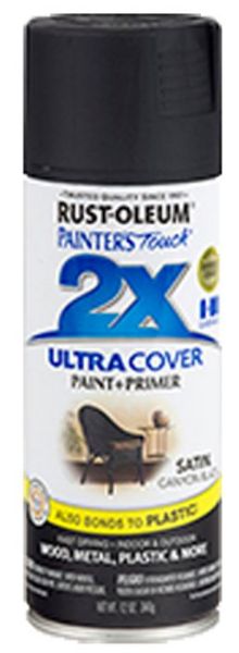 Picture of Paint, Int/Ext, Satin, Canyon Black Aerosol
