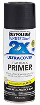 Picture of Paint, Int/Ext, Flat, Primer Black Aerosol