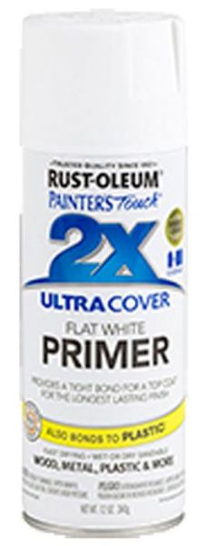 Picture of Paint, Int/Ext, Flat, Primer, White Aerosol
