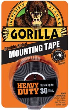Picture of Tape, Mounting, Heavy Duty, Black 1”x60”