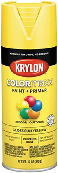 Picture of Paint, Int/Ext, Gloss, Sun Yellow Aerosol