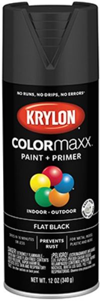 Picture of Paint, Int/Ext, Flat, Black Aerosol