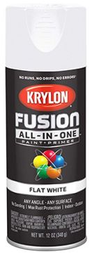 Picture of Paint, Int/Ext, Flat, White Aerosol