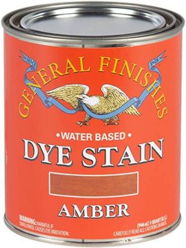 Picture of Stain, Wood Dye, Water Base, Amber Quart