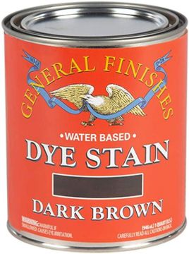 Picture of Stain, Wood Dye, Water Base, Dark Brown Quart