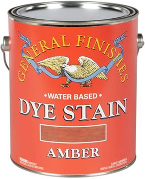 Picture of Stain, Wood Dye, Water Base, Amber Gallon