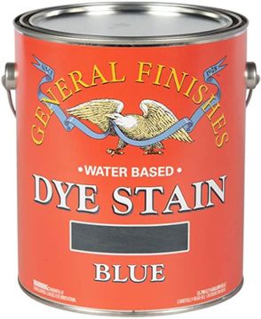 Picture of Stain, Wood Dye, Water Base, Blue Gallon