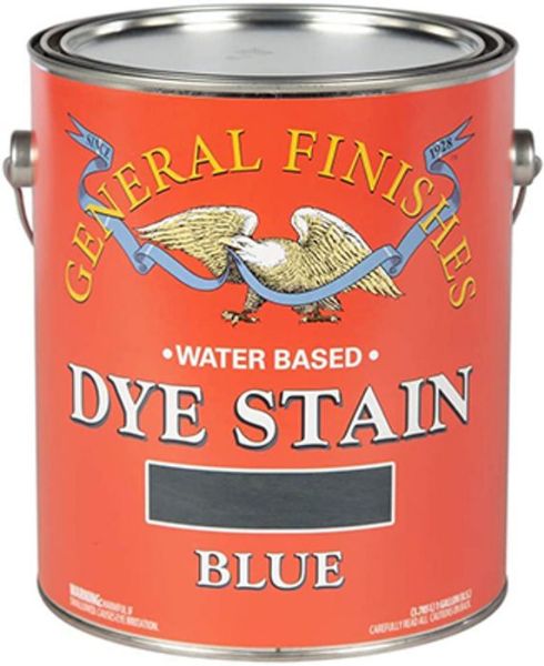 Picture of Stain, Wood Dye, Water Base, Blue Gallon