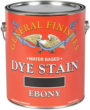 Picture of Stain, Wood Dye, Water Base, Ebony Gallon