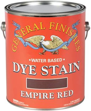 Picture of Stain, Wood Dye, Water Base, Empire Red Gallon